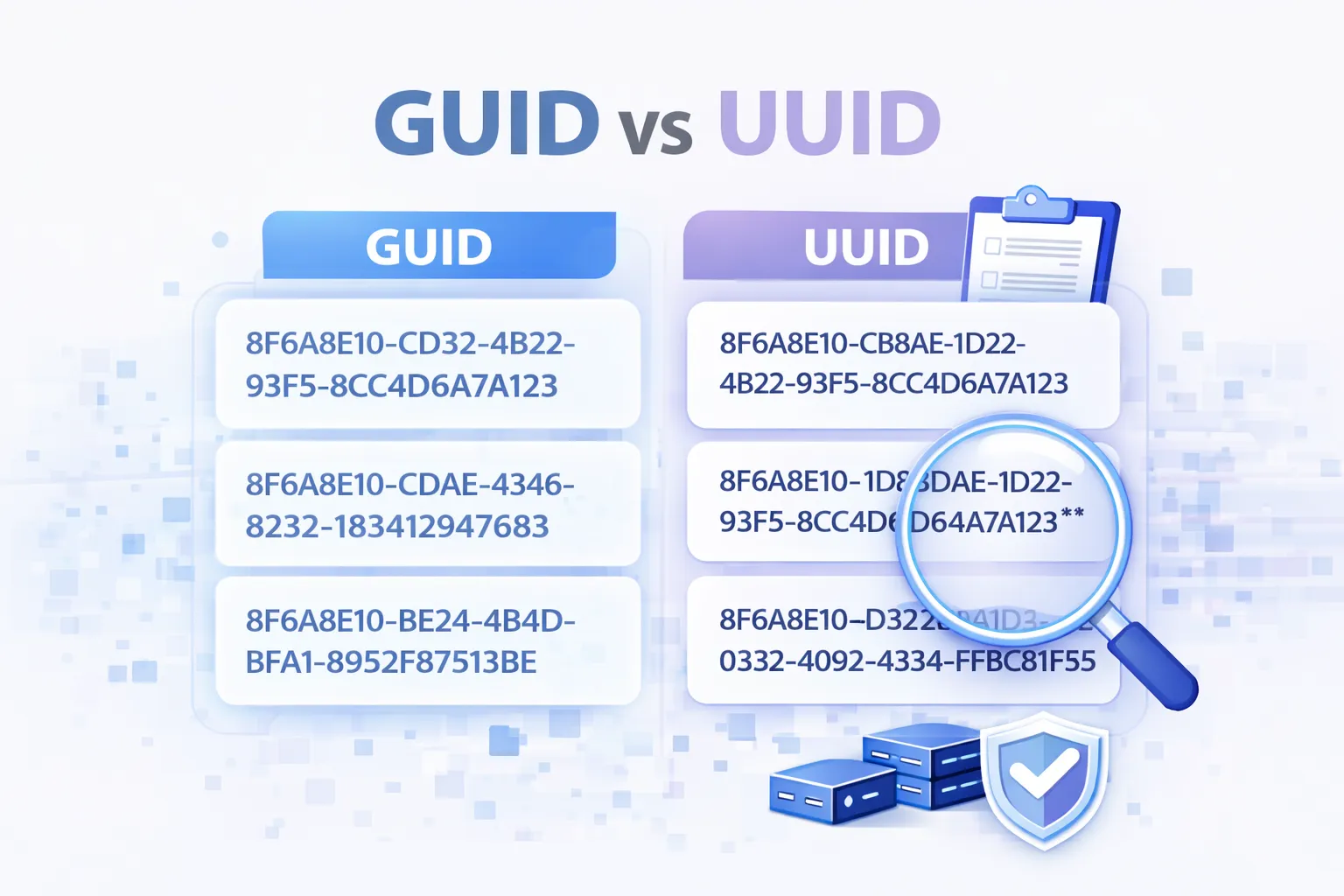 Image for GUID vs UUID: What They Are and How to Generate Them